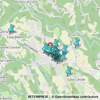 Mappa Piazza Caduti per la Libertà, 10070 Corio TO, Italia (0.2775)