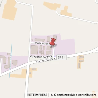 Mappa Via Giacomo Leopardi, 5, 25010 Visano, Brescia (Lombardia)