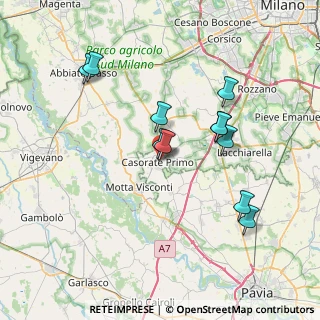 Mappa Strada Provinciale, 27022 Casorate Primo PV, Italia (6.99)