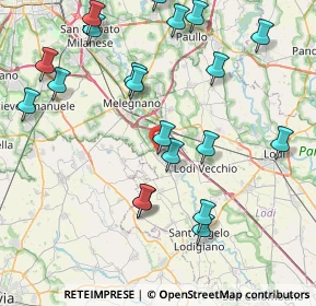 Mappa Via Melegnano, 26852 Casaletto Lodigiano LO, Italia (9.3315)