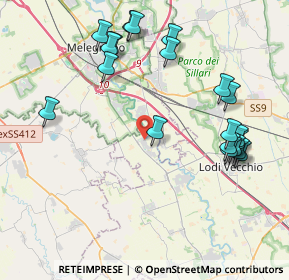 Mappa Via Melegnano, 26852 Casaletto Lodigiano LO, Italia (4.5255)