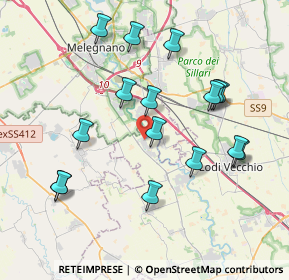 Mappa Via Melegnano, 26852 Casaletto Lodigiano LO, Italia (3.9225)