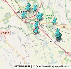 Mappa Via Melegnano, 26852 Casaletto Lodigiano LO, Italia (3.92067)