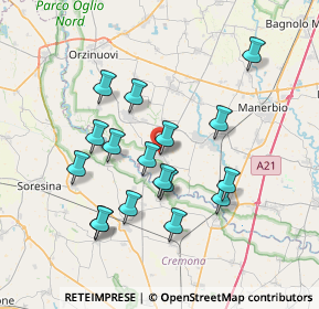 Mappa 25027 Quinzano d'Oglio BS, Italia (6.80353)