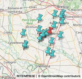 Mappa 25027 Quinzano d'Oglio BS, Italia (11.0405)