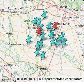Mappa 25027 Quinzano d'Oglio BS, Italia (9.7855)