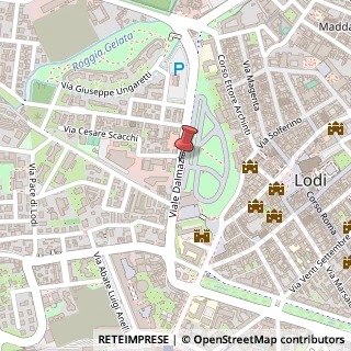 Mappa Viale Dalmazia, 17, 26900 Lodi, Lodi (Lombardia)