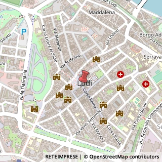 Mappa Corso Roma, 6, 26900 Lodi, Lodi (Lombardia)