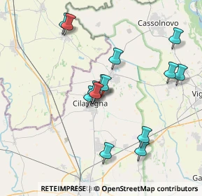 Mappa Cilavegna, 27024 Cilavegna PV, Italia (3.57714)