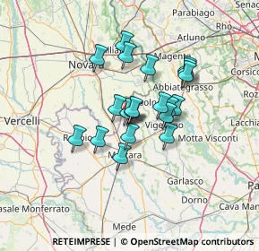 Mappa Cilavegna, 27024 Cilavegna PV, Italia (9.771)