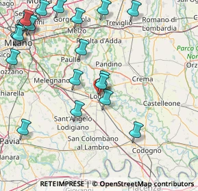 Mappa Via Finoli Bassiano, 26900 Lodi LO, Italia (21.2845)