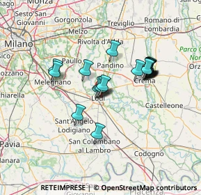 Mappa Via Finoli Bassiano, 26900 Lodi LO, Italia (11.03842)