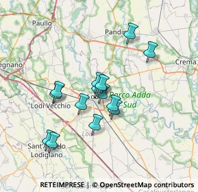 Mappa Via Finoli Bassiano, 26900 Lodi LO, Italia (5.60929)