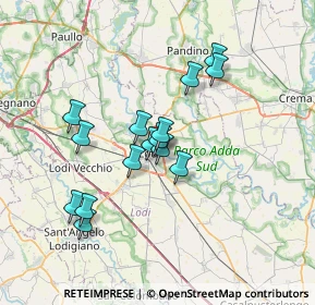 Mappa Via Finoli Bassiano, 26900 Lodi LO, Italia (5.836)