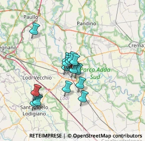 Mappa Via Finoli Bassiano, 26900 Lodi LO, Italia (5.36563)