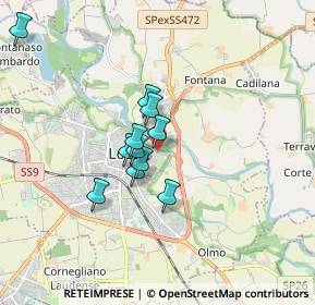Mappa Via Finoli Bassiano, 26900 Lodi LO, Italia (1.28)