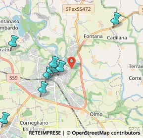 Mappa Via Finoli Bassiano, 26900 Lodi LO, Italia (2.69636)