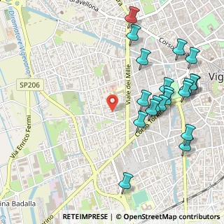 Mappa Strada Tre Colombaie, 27029 Vigevano PV, Italia (0.6015)
