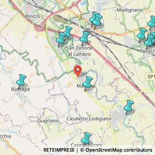 Mappa Via Padri Ladie', 26852 Casaletto Lodigiano LO, Italia (3.6355)