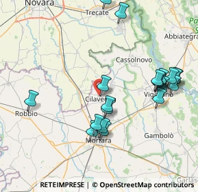 Mappa Via Palmiro Togliatti, 27024 Cilavegna PV, Italia (8.55)