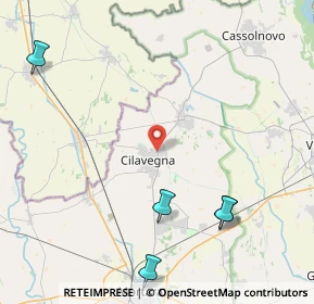 Mappa Via Scaldasole, 27024 Cilavegna PV, Italia (7.754)