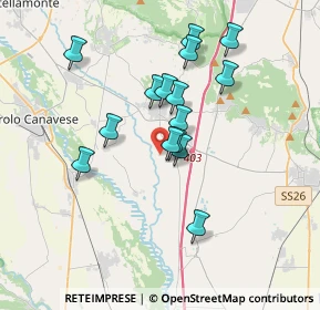 Mappa Via Lusigliè, 10090 San Giusto Canavese TO, Italia (3.04867)