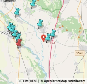 Mappa Via Lusigliè, 10090 San Giusto Canavese TO, Italia (4.66583)