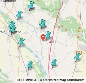 Mappa Via Lusigliè, 10090 San Giusto Canavese TO, Italia (4.97143)