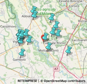 Mappa Vicolo Marco d'Oggiono, 20080 Besate MI, Italia (7.3655)