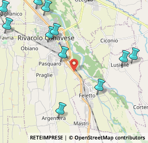 Mappa SP 460, 10086 Rivarolo Canavese TO (2.885)