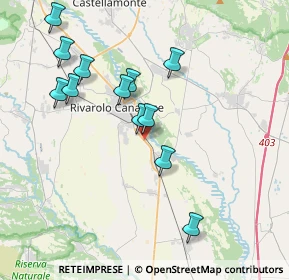 Mappa SP 460, 10086 Rivarolo Canavese TO (3.75333)