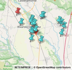 Mappa SP 460, 10086 Rivarolo Canavese TO (3.0215)