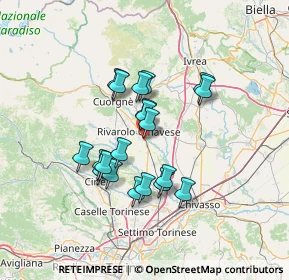 Mappa SP 460, 10086 Rivarolo Canavese TO (11.0505)