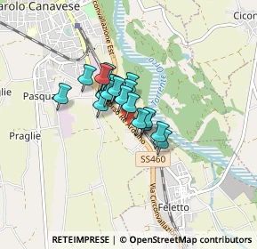 Mappa SP 460, 10086 Rivarolo Canavese TO (0.4665)