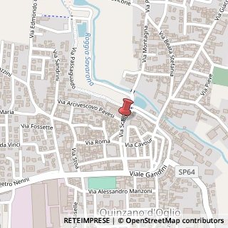Mappa Via Scalone,  19, 25027 Quinzano d'Oglio, Brescia (Lombardia)