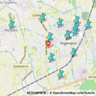 Mappa Via G. B. Garberini, 27029 Vigevano PV, Italia (1.19231)