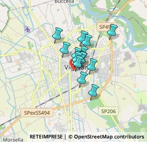 Mappa Via S. Pio V, 27029 Vigevano PV, Italia (0.95)