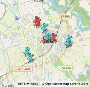 Mappa Via S. Pio V, 27029 Vigevano PV, Italia (1.36091)