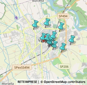 Mappa Via S. Pio V, 27029 Vigevano PV, Italia (1.09364)