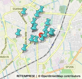 Mappa Via S. Pio V, 27029 Vigevano PV, Italia (0.6625)