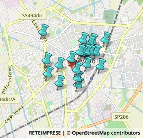 Mappa Via S. Pio V, 27029 Vigevano PV, Italia (0.583)