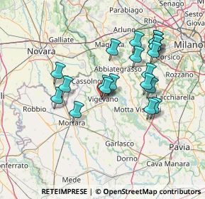 Mappa Via S. Pio V, 27029 Vigevano PV, Italia (13.3655)