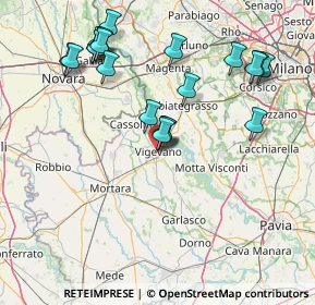 Mappa Via S. Pio V, 27029 Vigevano PV, Italia (16.766)