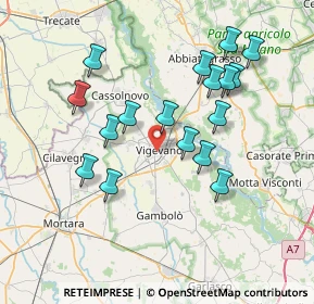 Mappa Via S. Pio V, 27029 Vigevano PV, Italia (7.14118)