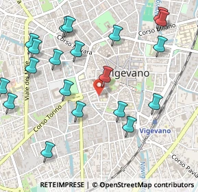 Mappa Via S. Pio V, 27029 Vigevano PV, Italia (0.6155)