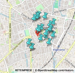 Mappa Via S. Pio V, 27029 Vigevano PV, Italia (0.3155)