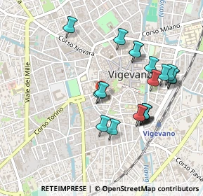 Mappa Via S. Pio V, 27029 Vigevano PV, Italia (0.4555)