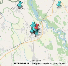 Mappa Via S. Pio V, 27029 Vigevano PV, Italia (2.13333)