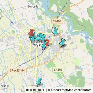 Mappa Via Achille Grandi, 27029 Vigevano PV, Italia (1.37636)