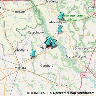 Mappa Via Achille Grandi, 27029 Vigevano PV, Italia (2.61333)